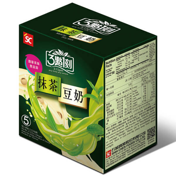 【3點1刻】抹茶豆奶 20gx5/盒