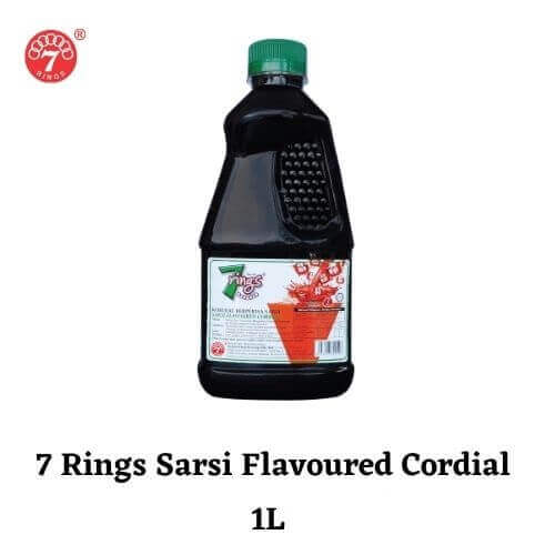 7 Rings 1L Sarsi Flavoured Cordial