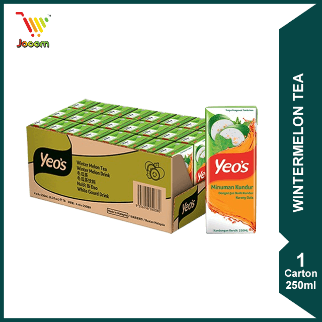 YEO'S Asian Drinks Wintermelon Tea Tetra Box 1 Carton (24 x 250ml) [KL & Selangor Delivery Only]