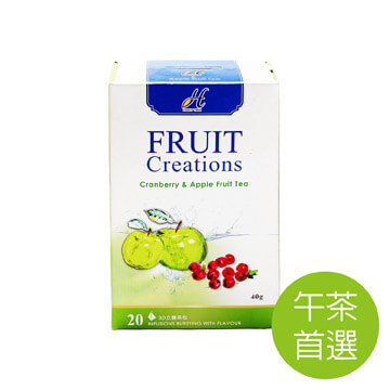 【High Tea 伂橙】蔓越莓蘋果水果茶40g(2g*20入)盒