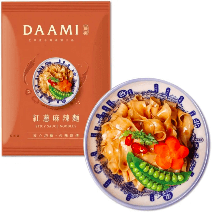 ※2袋※ [DAAMI] 紅蔥麻辣麵(五辛素)