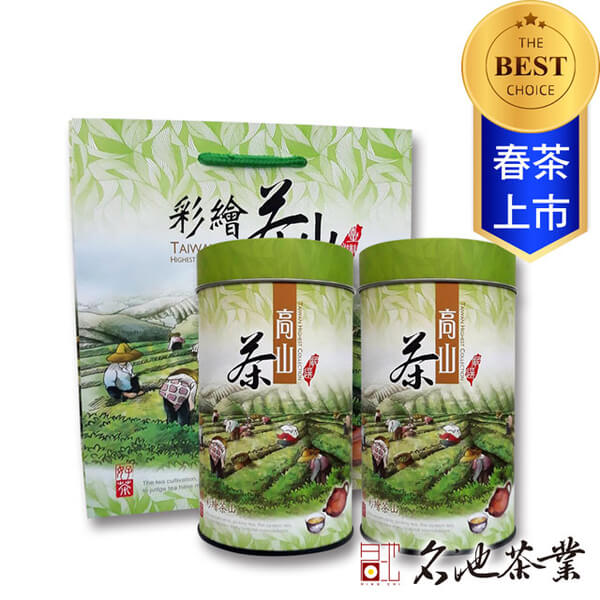 【名池茶業】彩繪茶山-私藏純手採台灣高山烏龍 (150g x2 / 附提袋 x1)