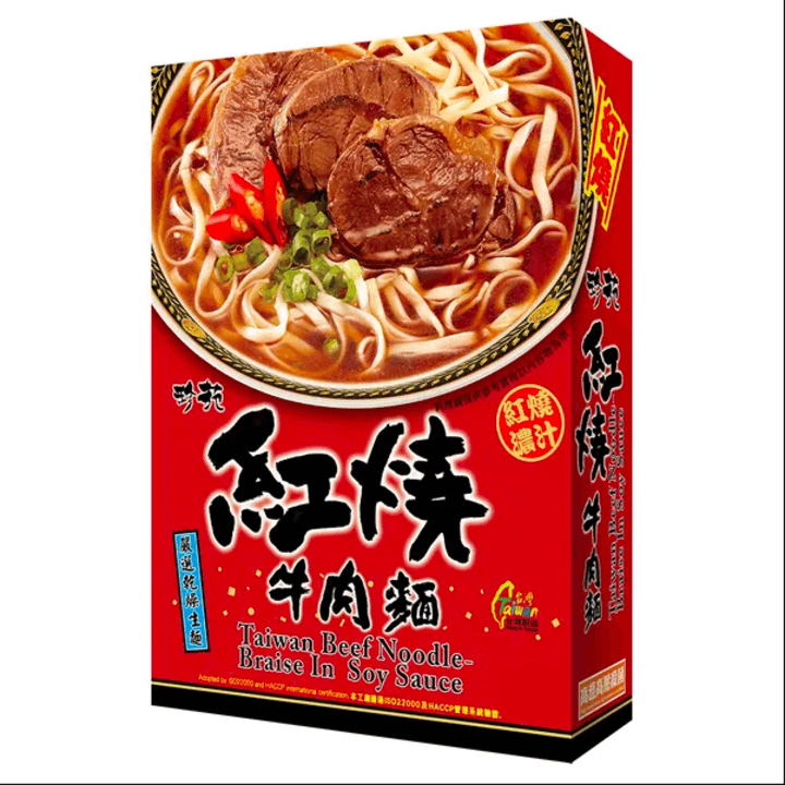 [珍苑] 紅燒牛肉麵 (530g)